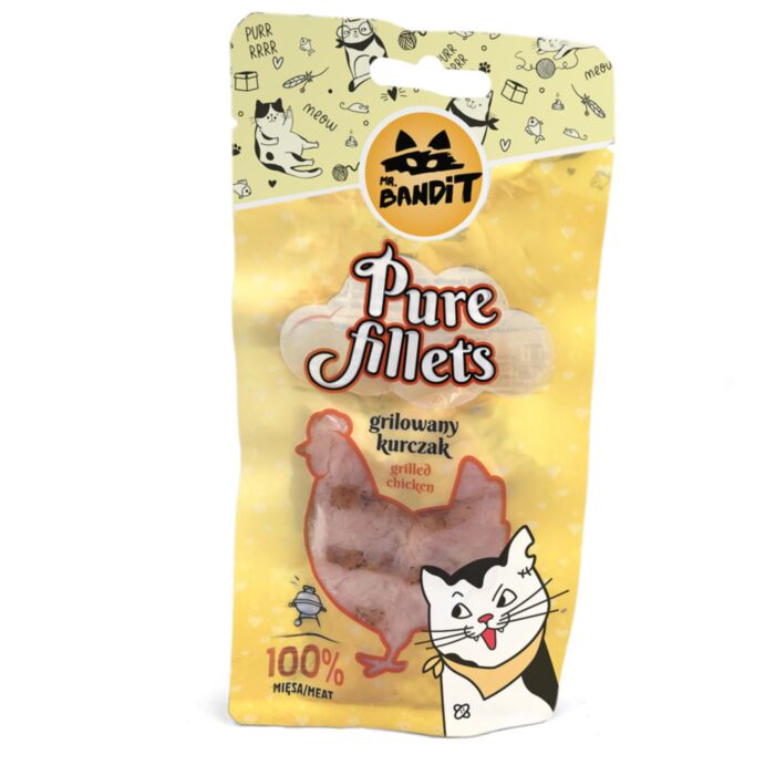 Mr. Bandit PURE FILLETS su vištiena 30 g