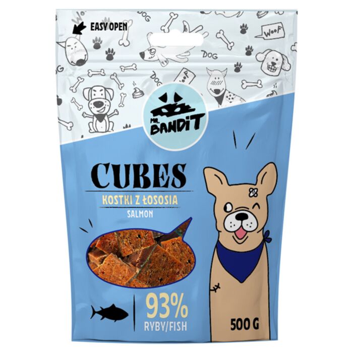 Mr. Bandit CUBES lašišos kubeliai 500 g
