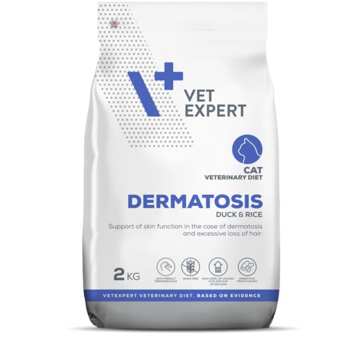 4T Vet. diet Dermatosis cat 2kg
