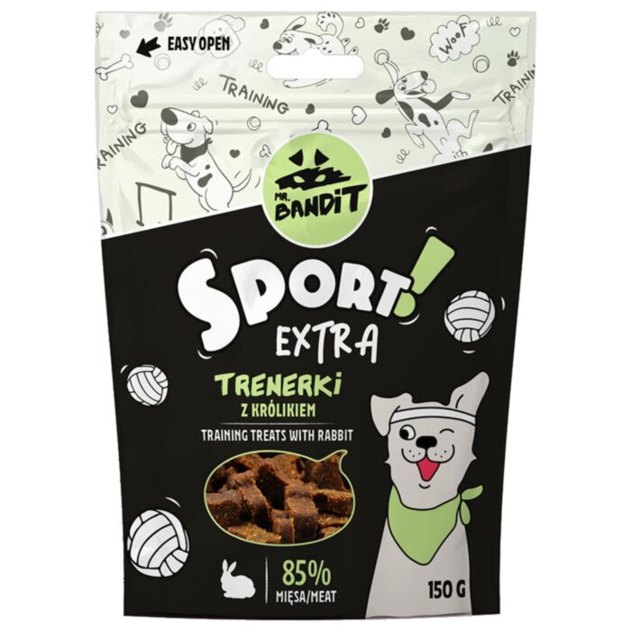 Mr. Bandit SPORT EXTRA treniruočių skanėstai su triušiena 150 g