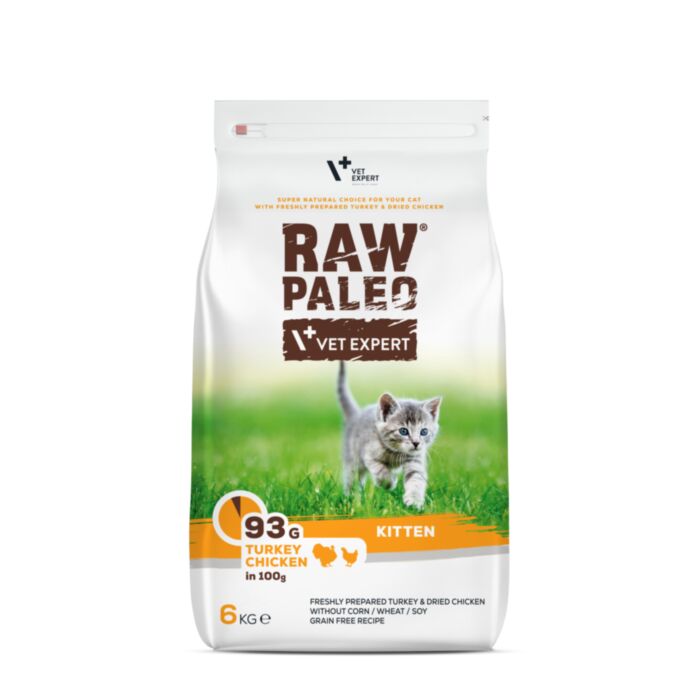 Raw Paleo Kitten Turkey&Chicken 6kg