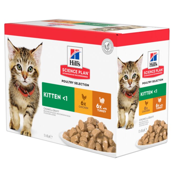 SP Feline Kitten MP (Ckn+Trk) Pouch 12x85g /604032
