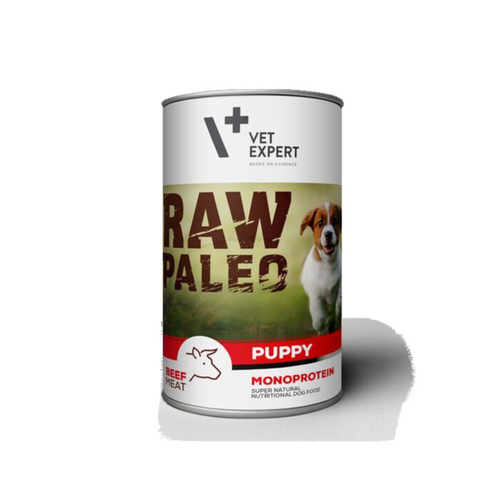 Raw Paleo Puppy Beef kons. 400g