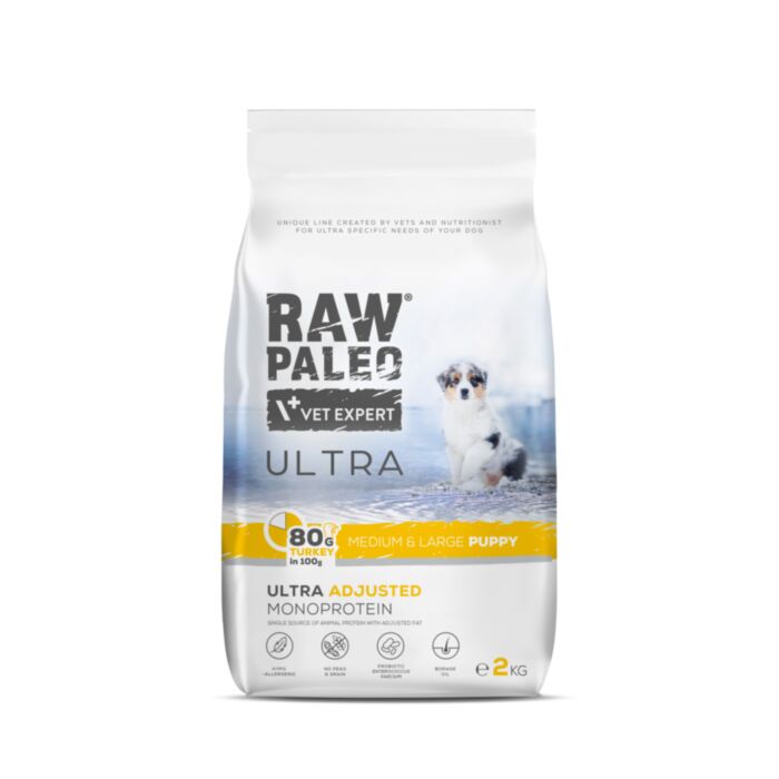 Raw Paleo Ultra Puppy Mini Turkey 2kg