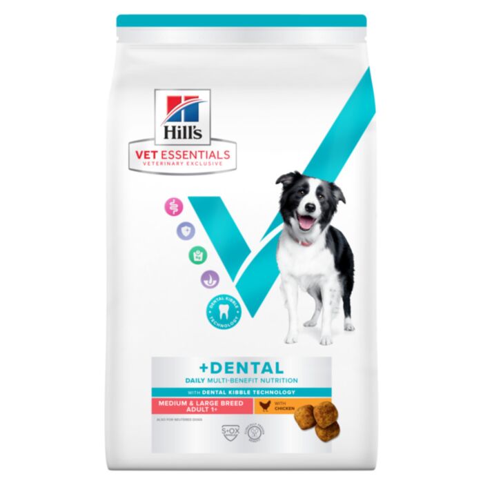 VE Canine Adult Md Lg DENTAL Chicken 2kg /607517