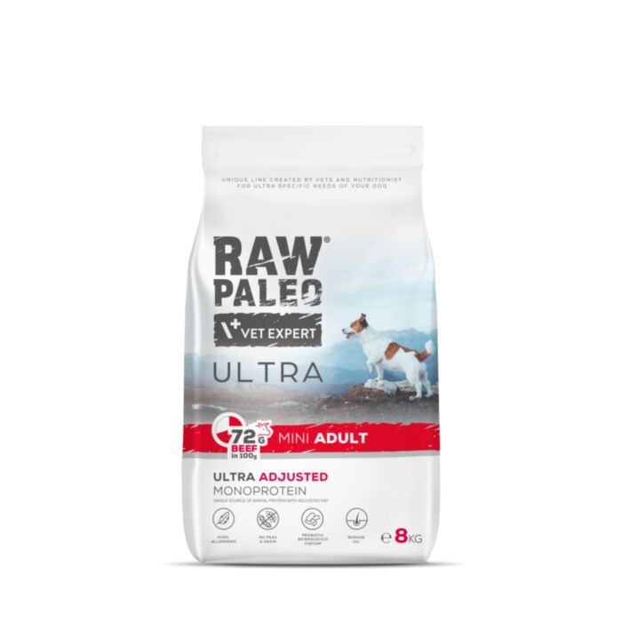 Raw Paleo Ultra Adult Mini Beef 8kg