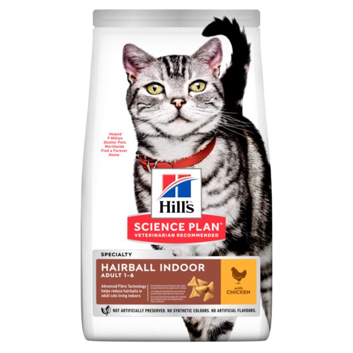 SP Feline Hairball & Indoor Chicken 1,5kg /604139