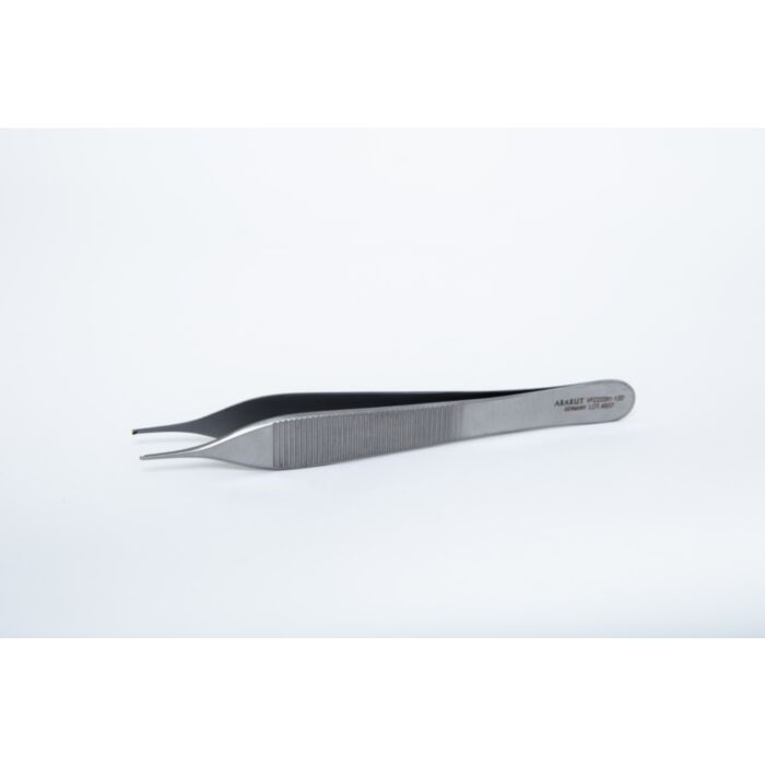 Adson audinių pincetas 1x2 dantytas švelnus 4.75” (12cm)VPZ22291-12