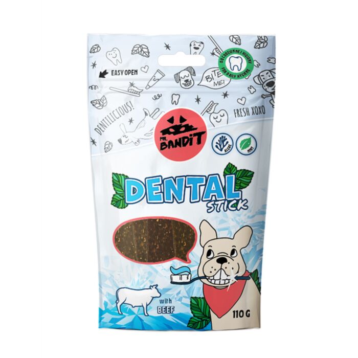 Mr. Bandit DENTAL STICKS su jautiena 110g