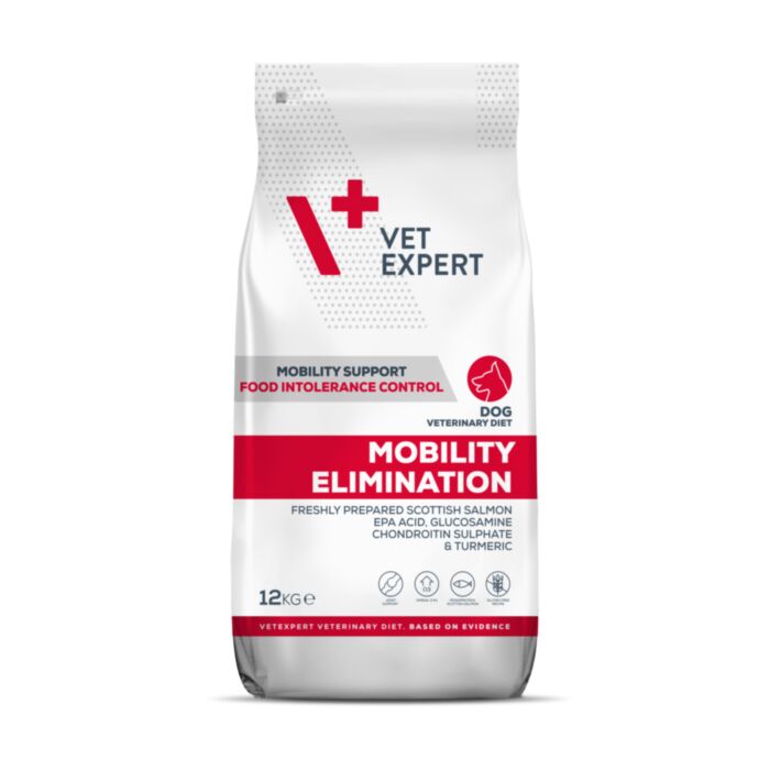 4T Vet. diet Mobility Elimination dog 12kg