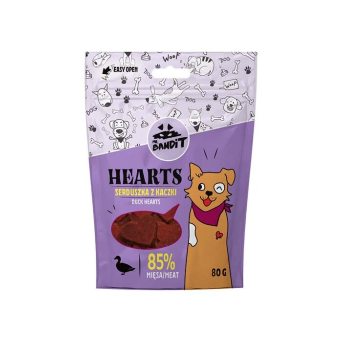 Mr. Bandit HEARTS antienos širdelės 80 g
