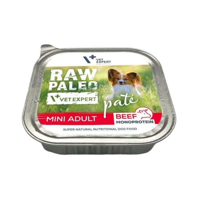 Raw Paleo Adult Mini Beef paštetas 150g