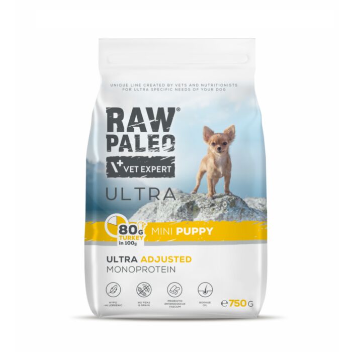 Raw Paleo Ultra Puppy Mini Turkey 750g