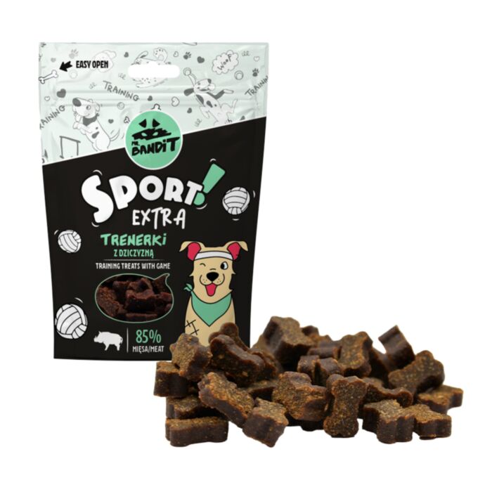 Mr. Bandit SPORT EXTRA treniruočių skanėstai su žvėriena 150g