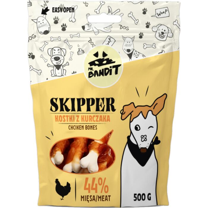 Mr. Bandit SKIPPER vištienos kauliukai 500 g