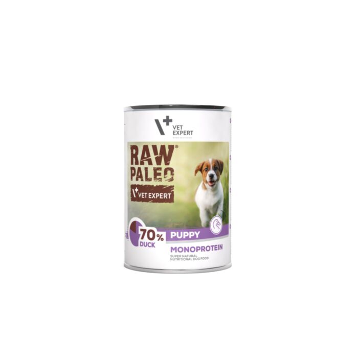 Raw Paleo Puppy Duck kons. 400g