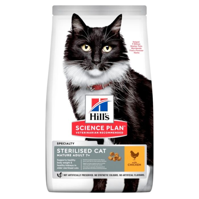 SP Feline Mature Sterilised Chicken 3kg /604134