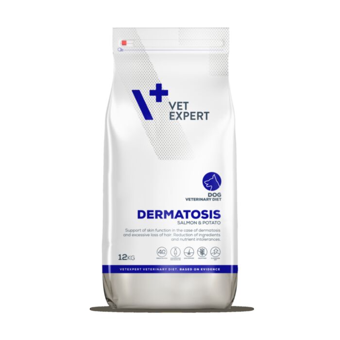 4T Vet. diet Dermatosis dog Salmon&Potato 12kg