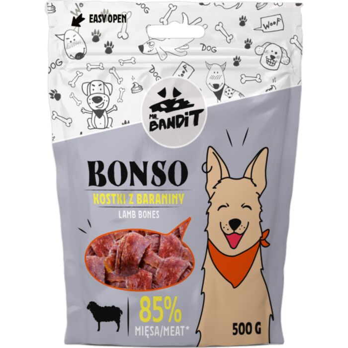Mr. Bandit BONSO ėrienos kauliukai 500 g