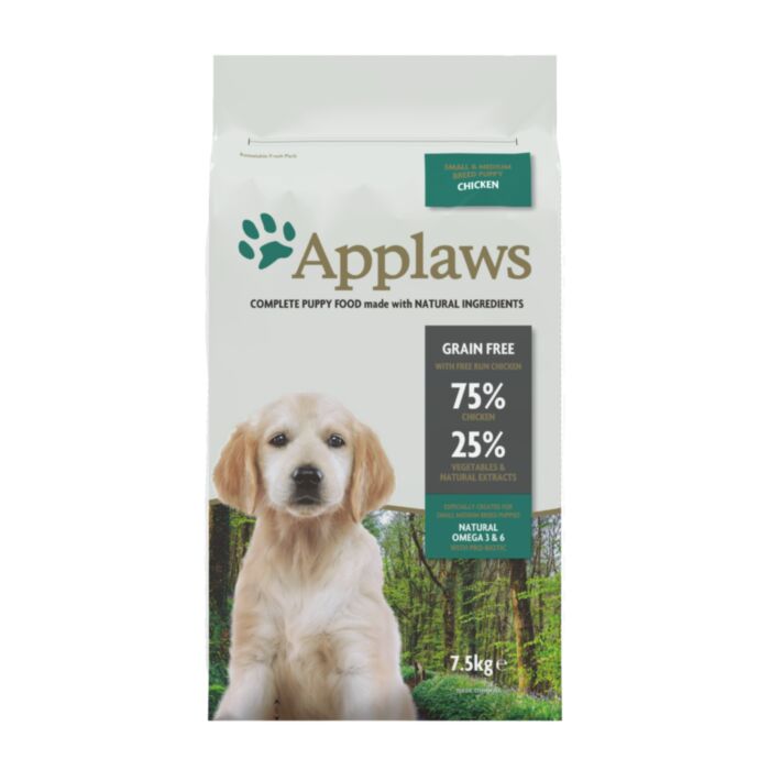 APPLAWS Dog Puppy Small&Medium Chicken 7.5kg