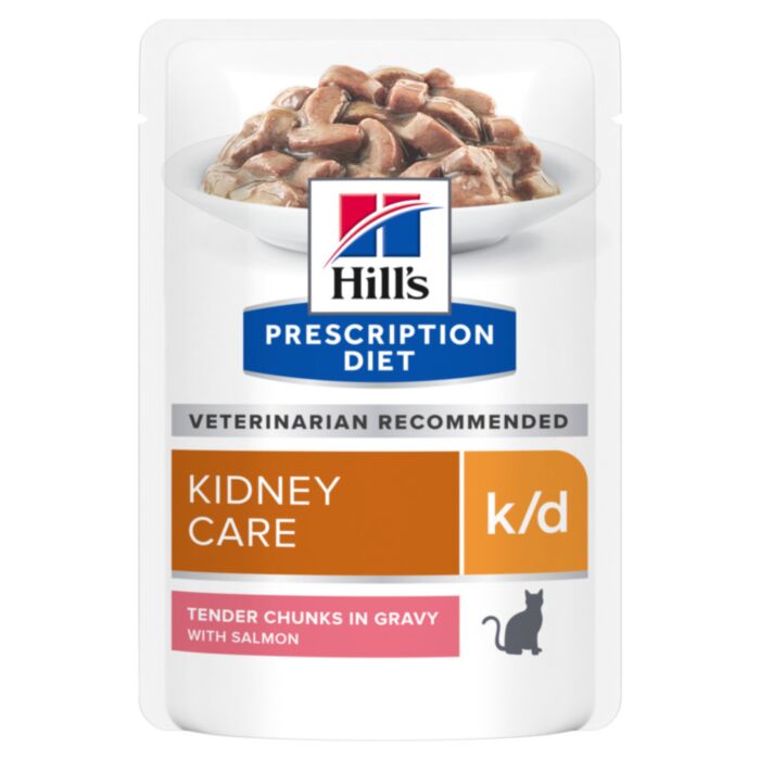 PD Feline k/d Salmon Pouch 12x85g /605665