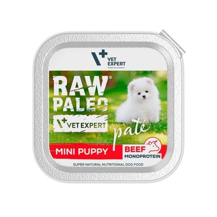 Raw Paleo Puppy Mini Beef paštetas 150g