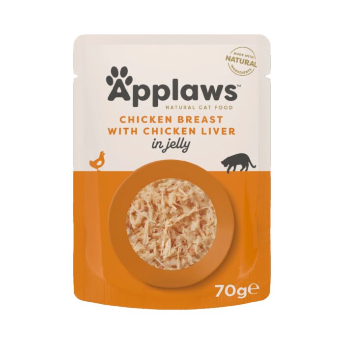 APPLAWS Cat Pouch Chicken&Liver jelly 70g