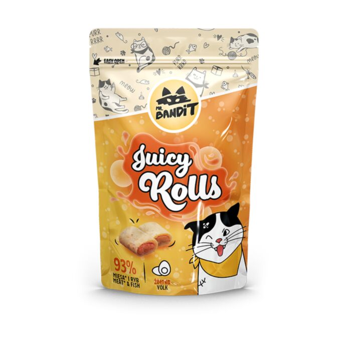 Mr. Bandit JUICY ROLLS su kiaušiniu 40 g