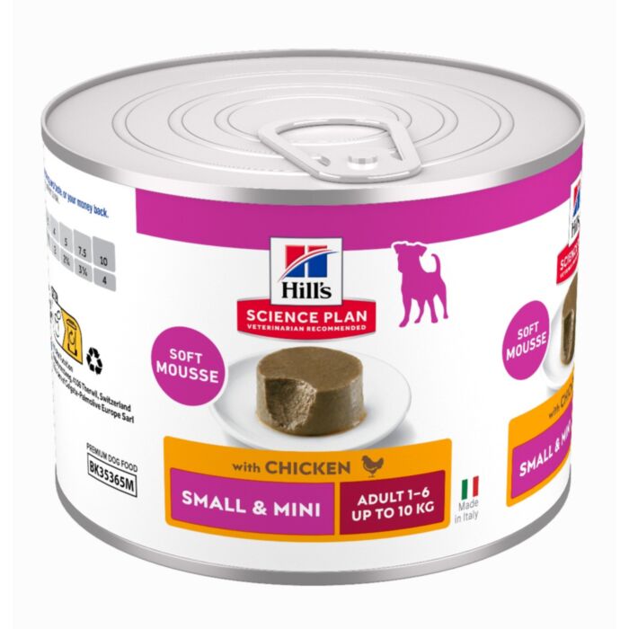 SP Canine Adult Mousse Sm&Min Chicken 200g /608329