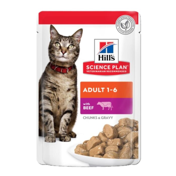 SP Feline Adult Beef Pouch 12x85g /603999