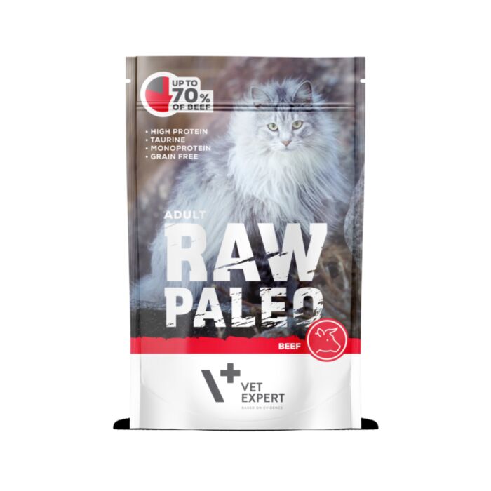 Raw Paleo Cat Adult Beef pouch 100g