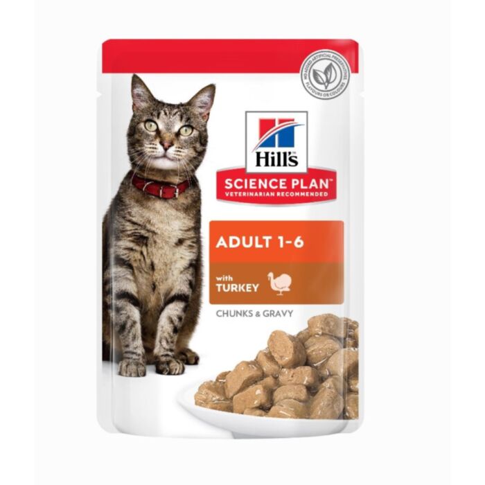 SP Feline Adult Turkey Pouch 12x85g /604004