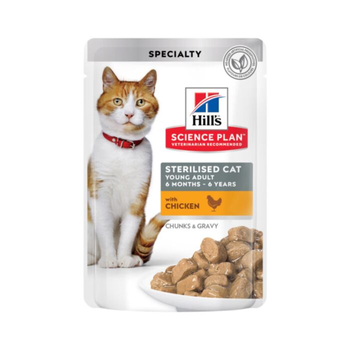 SP Feline Adult Sterilised Chicken Pouch 12x85 /607179