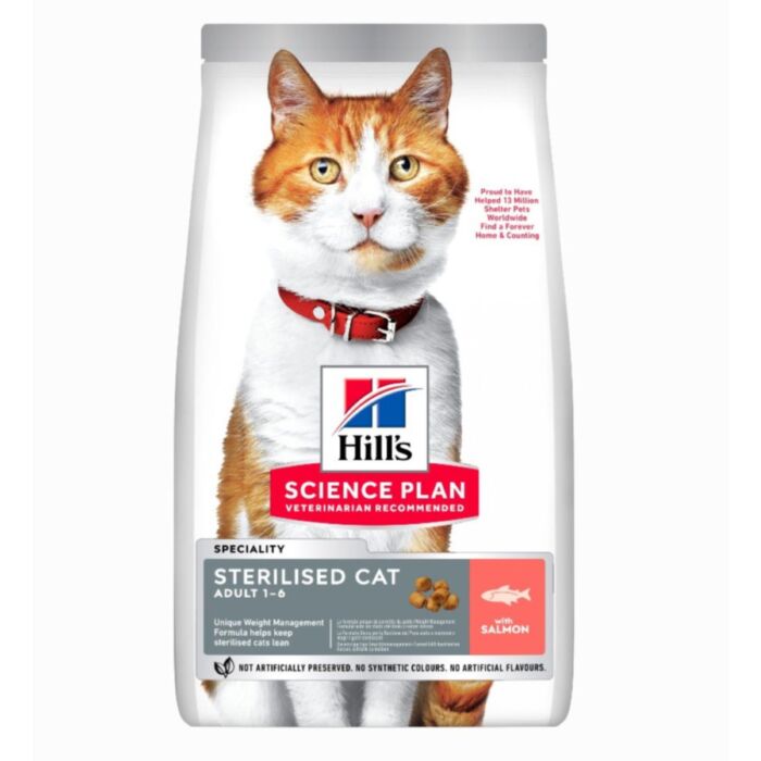SP Feline Adult Sterilised Salmon 10kg /608886