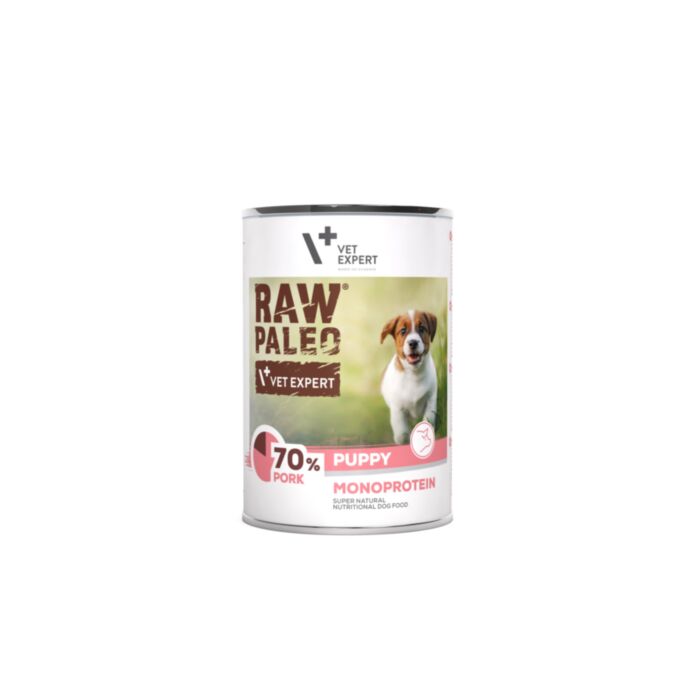 Raw Paleo Puppy Pork kons. 400g