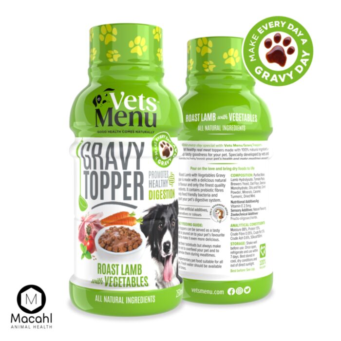 VETS MENU TOPPER KEPTA ĖRIENA SU DARŽOVĖMIS 250ml