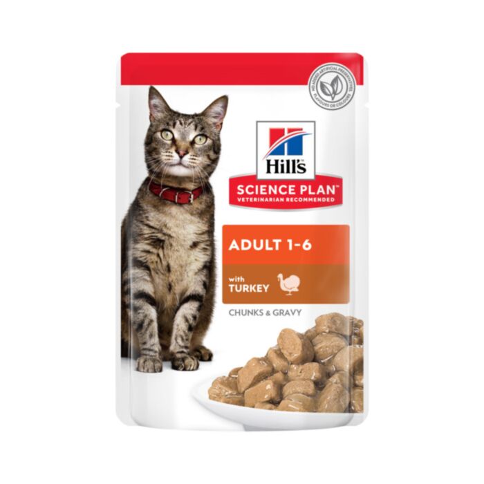 SP Feline Adult Turkey Pouch 12x85g /604004