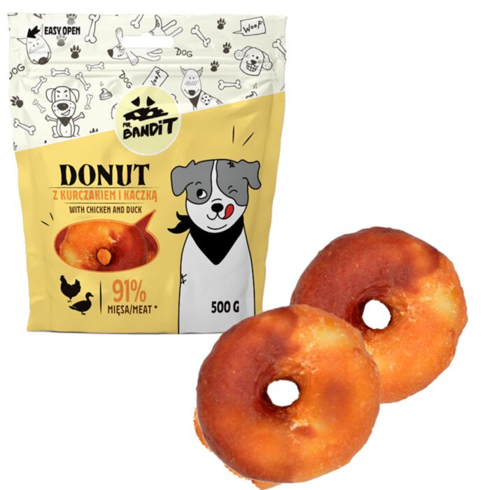 Mr. Bandit DONUT spurga su vištiena ir antiena 500 g