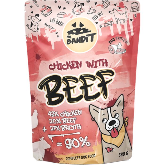 Mr. Bandit CHICKEN su jautiena 380g
