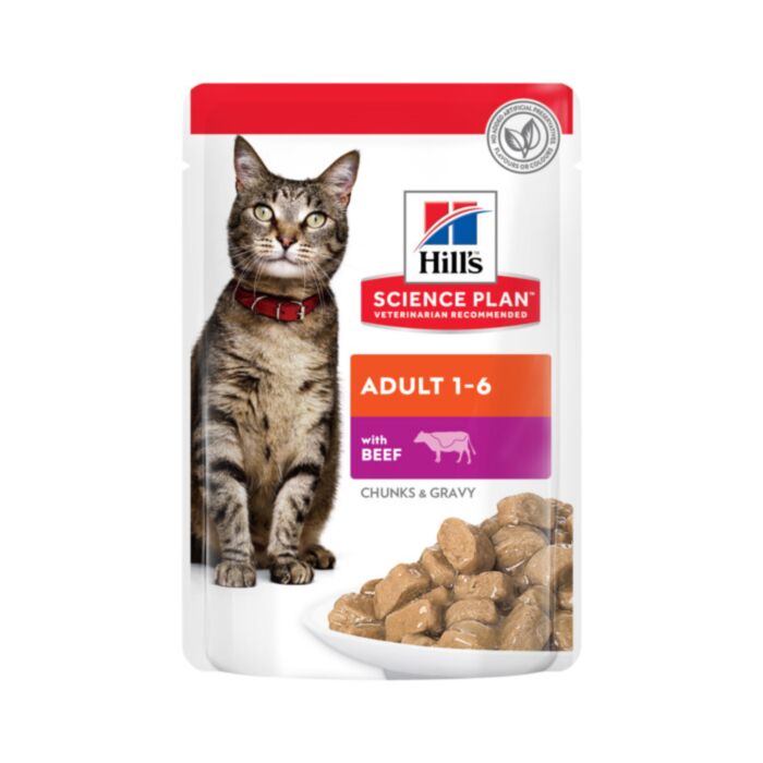 SP Feline Adult Beef Pouch 12x85g /603999