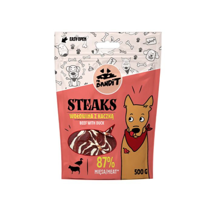Mr. Bandit STEAKS su jautiena ir antiena 500 g