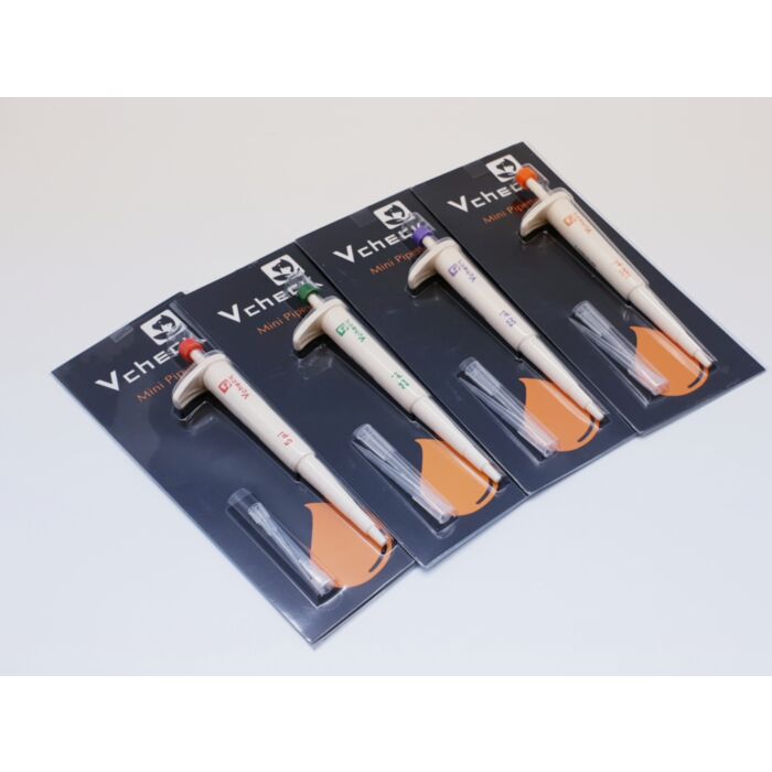 VetExpert V check pipettes 4 sizes - 5/25/50/100ul