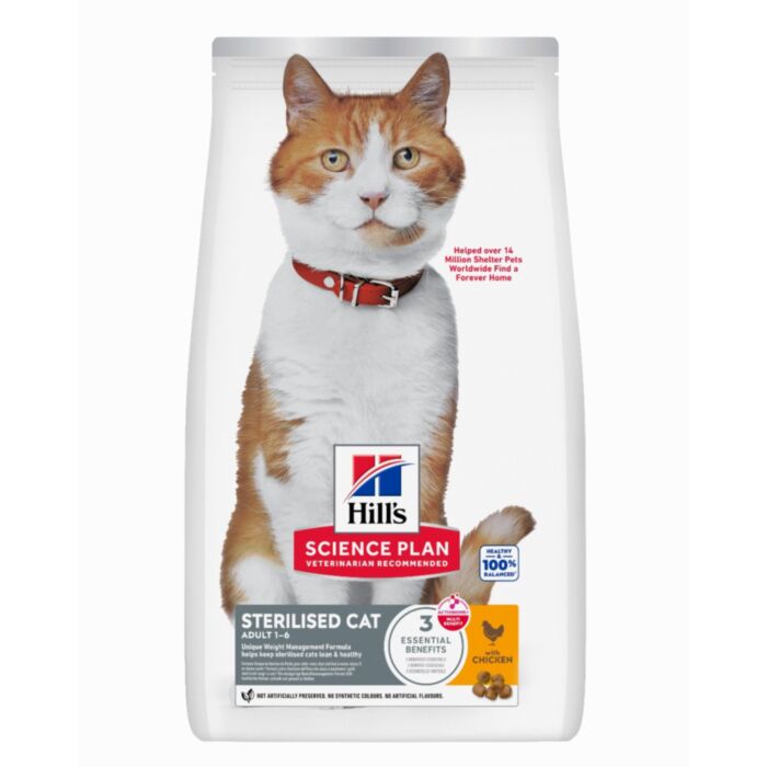 SP Feline Adult Sterilised Chicken 15kg /607275