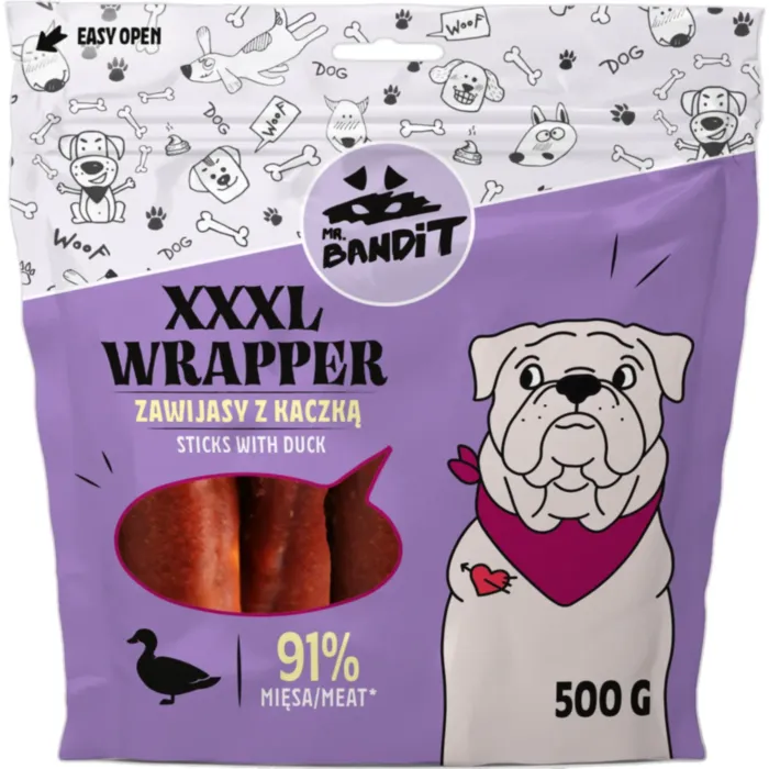 Mr. Bandit WRAPPER XXXL lazdelės su antiena 500 g produkto nuotrauka 1