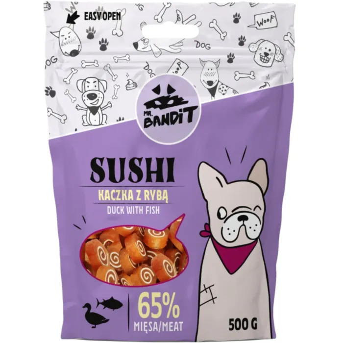 Mr. Bandit SUSHI antiena su žuvimi 500 g produkto nuotrauka 1
