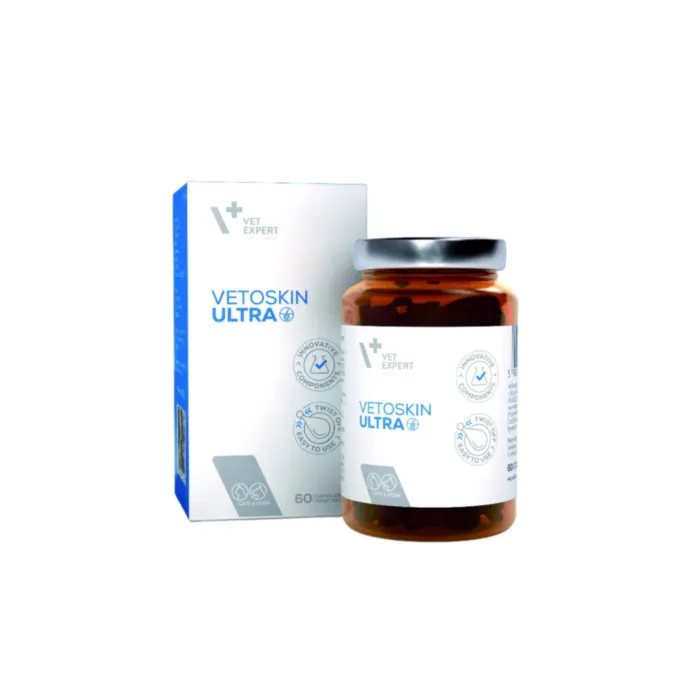 VETOSKIN ULTRA Twist Off 60 kaps. produkto nuotrauka 1