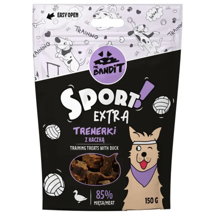 Mr. Bandit SPORT EXTRA treniruočių skanėstai su antiena 150 g produkto nuotrauka 1