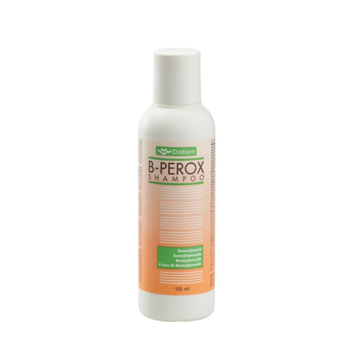 DIAFARM šampūnas BENZOYLPEROXIDE 150ml produkto nuotrauka 1