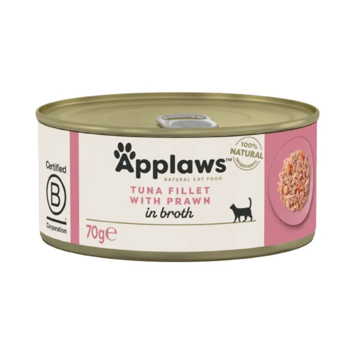 APPLAWS Cat Tuna&Prawn kons. 70g produkto nuotrauka 1