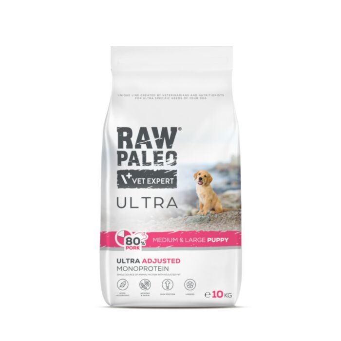 Raw Paleo Ultra Puppy Medium&Large Pork 10kg